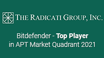Radicati Group - Melhor ator do quadrante do mercado de APT em 2021