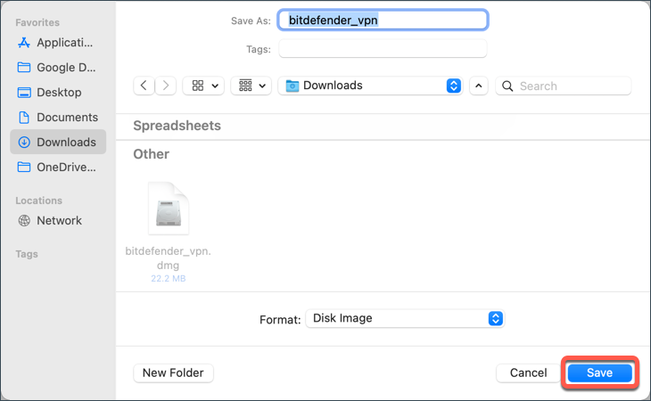 Como instalar o Bitdefender VPN no Mac a partir da página do produto